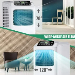 Air Conditioner Portable 9000BTU, 3-in-1 Floor AC Unit with Dehumidifier & Fan Modes