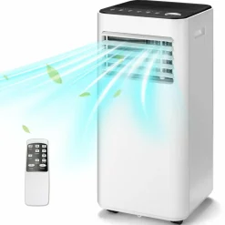10000 BTU Portable Air Conditioner, with Fan & Dehumidifier Mode, Quiet AC Unit with Sleep Mode