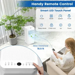 10000 BTU Portable Air Conditioners, Room Air Conditioner with Remote Control