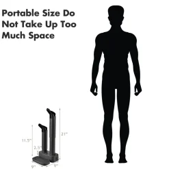Electric Shoe Dryer, Double Free-Retractable Drying Tubes for Shoe, Boot, Glove