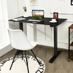 Electric Standing Desk Frame, Height Adjustable Motorized Standing Workstation Base