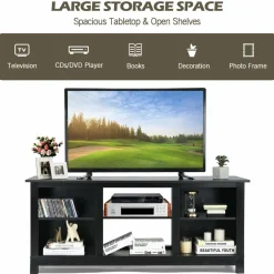 Farmhouse Wood Universal TV Stand for TV's up to 65