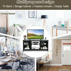 Farmhouse Wood Universal TV Stand for TV's up to 65