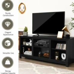 Farmhouse Wood Universal TV Stand for TV's up to 65
