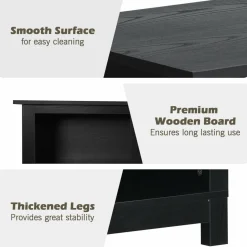 Farmhouse Wood Universal TV Stand for TV's up to 65
