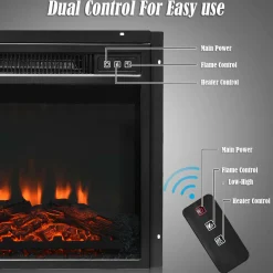 Fireplace Stand, for TV Up to 65