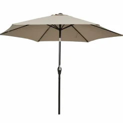 10FT Patio Umbrella, Outdoor Market Table Umbrella with Push Button Tilt