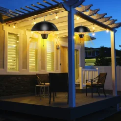Hanging Patio Heater, 1500W Ceiling Mounted Infrared Heater with 1S Fast Heating