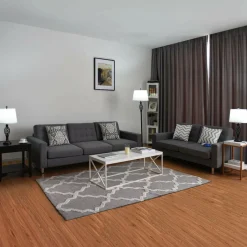 Lamp Set 3-Piece Modern Home Living Room Bedroom Antique Bronze Finish Lamps