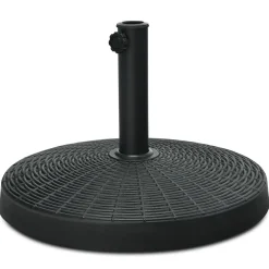 49 LBS Patio Umbrella Base, 20.5 Inch Outdoor Umbrella Stand W/Rattan Design