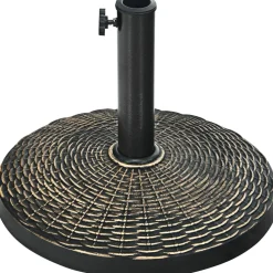 22 LBS Patio Umbrella Base, Round Outdoor Umbrella Stand