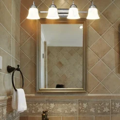 Lights Bathroom Vanity Lamp Brushed Chrome Wall Mounted
