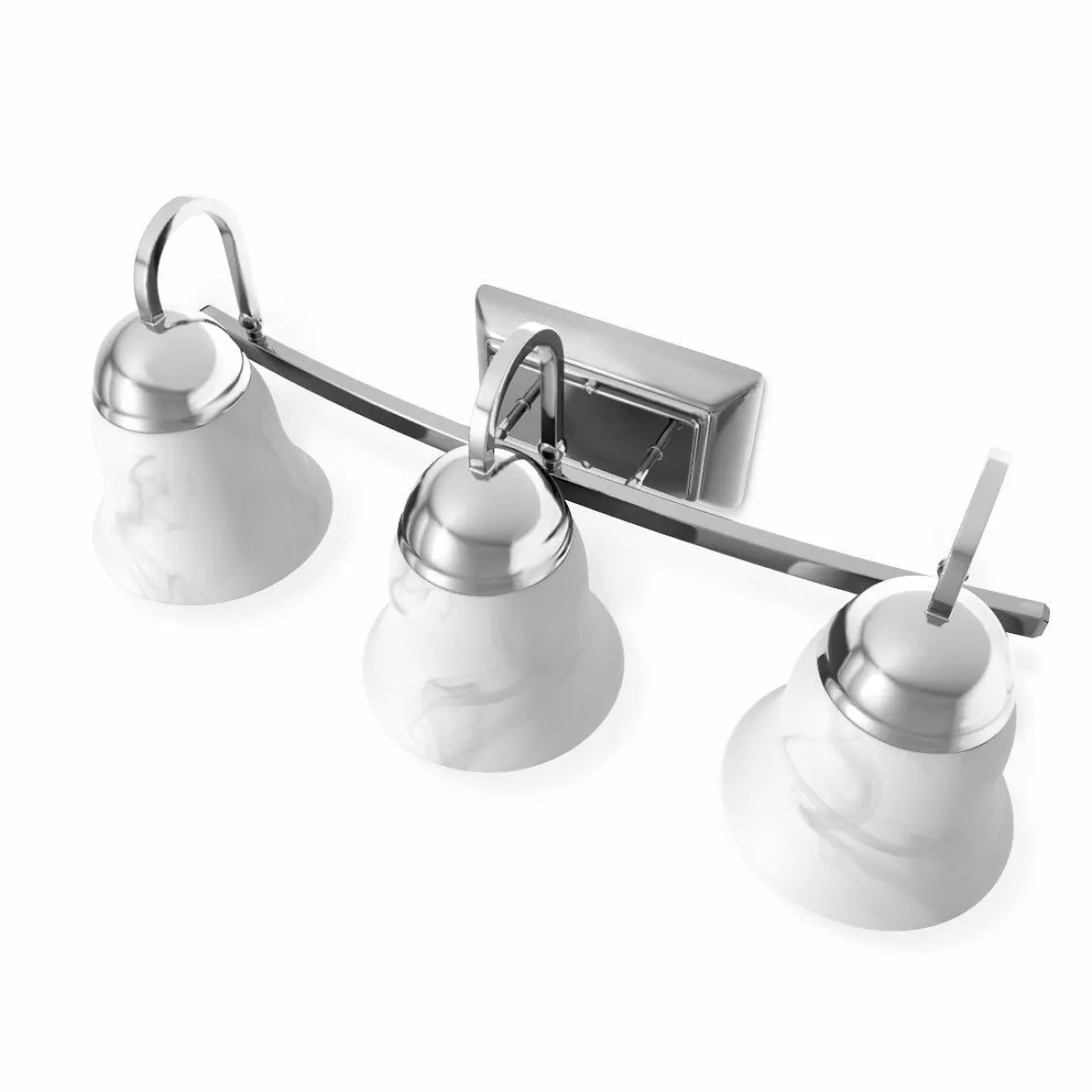 Lights Bathroom Vanity Lamp Brushed Chrome Wall Mounted