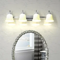 Lights Bathroom Vanity Lamp Brushed Chrome Wall Mounted