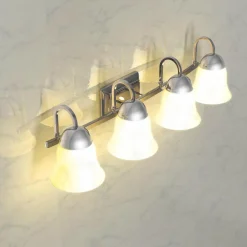 Lights Bathroom Vanity Lamp Brushed Chrome Wall Mounted