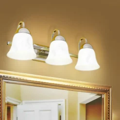Lights Bathroom Vanity Lamp Brushed Chrome Wall Mounted