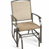 Patio Glider, for Garden, Backyard, Poolside, Lawn (Brown)