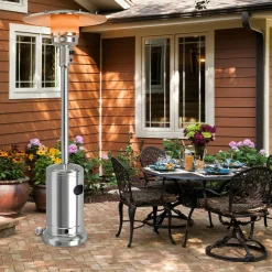 Patio Heater, 50000 BTU Propane Heater with Wheels