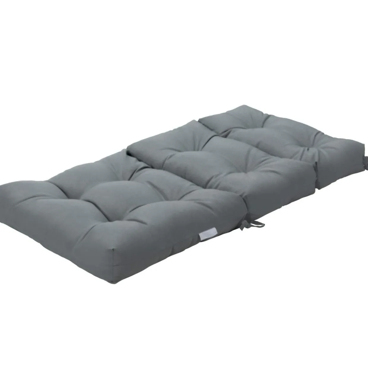 Patio High Back Chair Cushion, Tufted Chair Seat Pads with Non-Slip String Ties