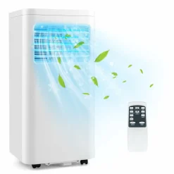 Portable Air Conditioner, 8000 BTU Standing Air Conditioner w/Cool/Dehumidifier/Fan/Sleep Modes