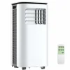 Portable Air Conditioner, 9000BTU 4-in-1 Multi-function Air Conditioner with 2 Wind Speeds, Remote Control, 24H Timer