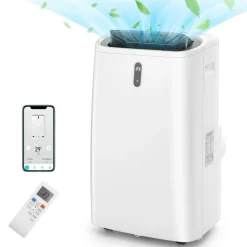 Portable Air Conditioners, 12000 BTU 4 in 1 AC Unit with Cool, Fan, Heat & Dehumidifier