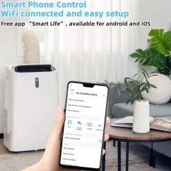 Portable Air Conditioners, 12000 BTU 4 in 1 AC Unit with Cool, Fan, Heat & Dehumidifier