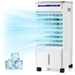 Portable Evaporative Air Cooler, 3 in 1 Swamp Cooler with Remote Control
