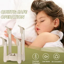 Shoe Dryer, Boot Dryers and Warmer with 0-180 Mins Timer, Overheat Protection