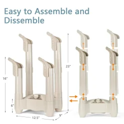 Shoe Dryer, Boot Dryers and Warmer with 0-180 Mins Timer, Overheat Protection