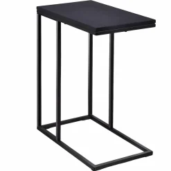 Sofa Side Table, C Shaped End Table for Sofa Couch and Bed