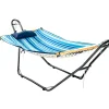 Steel Hammock Stand, Hanging 9-13 Ft Hammock, 2 Person Indoor Outdoor Hammock Stand Only