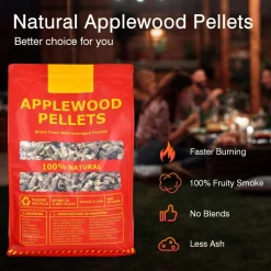 Tangkula 100% All-Natural Apple Wood Smoker Pellets