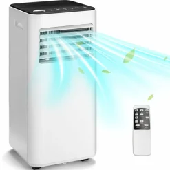 Tangkula 8000 BTU Portable Air Conditioner, with Fan & Dehumidifier Mode