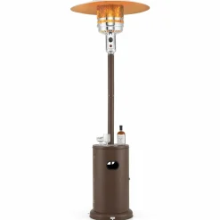 Tangkula 50,000 BTU Propane Outdoor Heater, Patio Heater with Strengthened Stainless Steel Burner