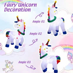Tangkula 6 FT Christmas Magic Unicorn