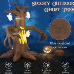Tangkula 7.8 FT Halloween Inflatable Scary Dead Tree
