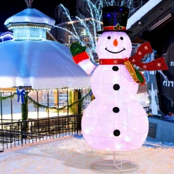 Tangkula 6 FT Lighted Christmas Snowman