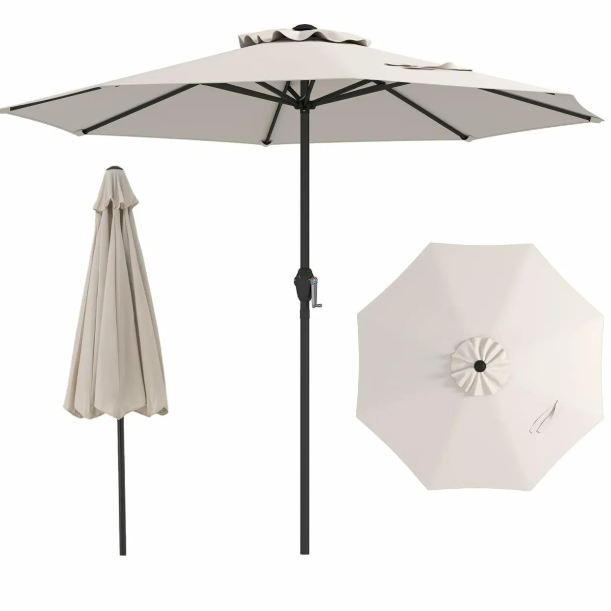 Tangkula 8.5 FT Outdoor Patio Umbrella