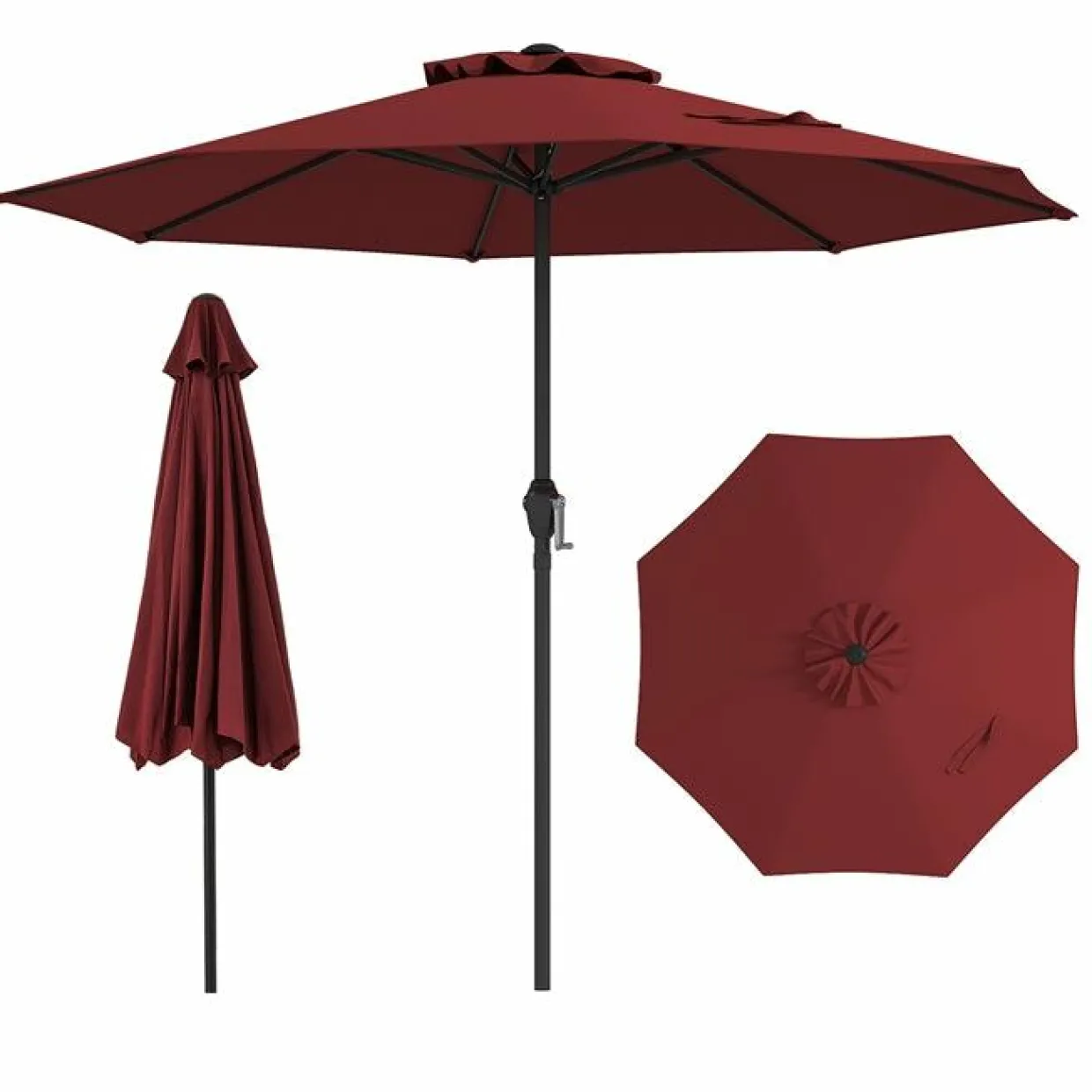 Tangkula 8.5 FT Outdoor Patio Umbrella