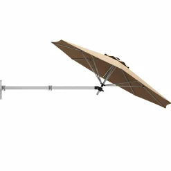 Tangkula 8 FT Wall Mounted Patio Umbrella, Outdoor Wall Umbrella with Adjustable Pole