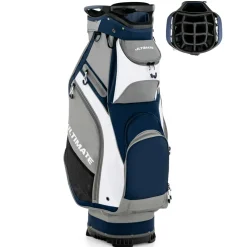 Tangkula 11" Golf Cart Bag with 14 Way Full-Length Top Dividers, Lightweight & Portable Golf Club Cart Bag with 7 Zippered Pockets