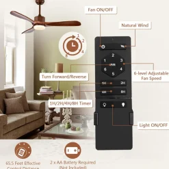 Tangkula 52 Inch Ceiling Fan with LED Light