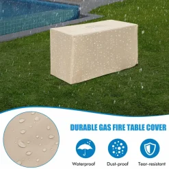 Tangkula 43 Inch Propane Fire Pit Table, Patiojoy 50,000 BTU Outdoor Propane Gas Fire Table
