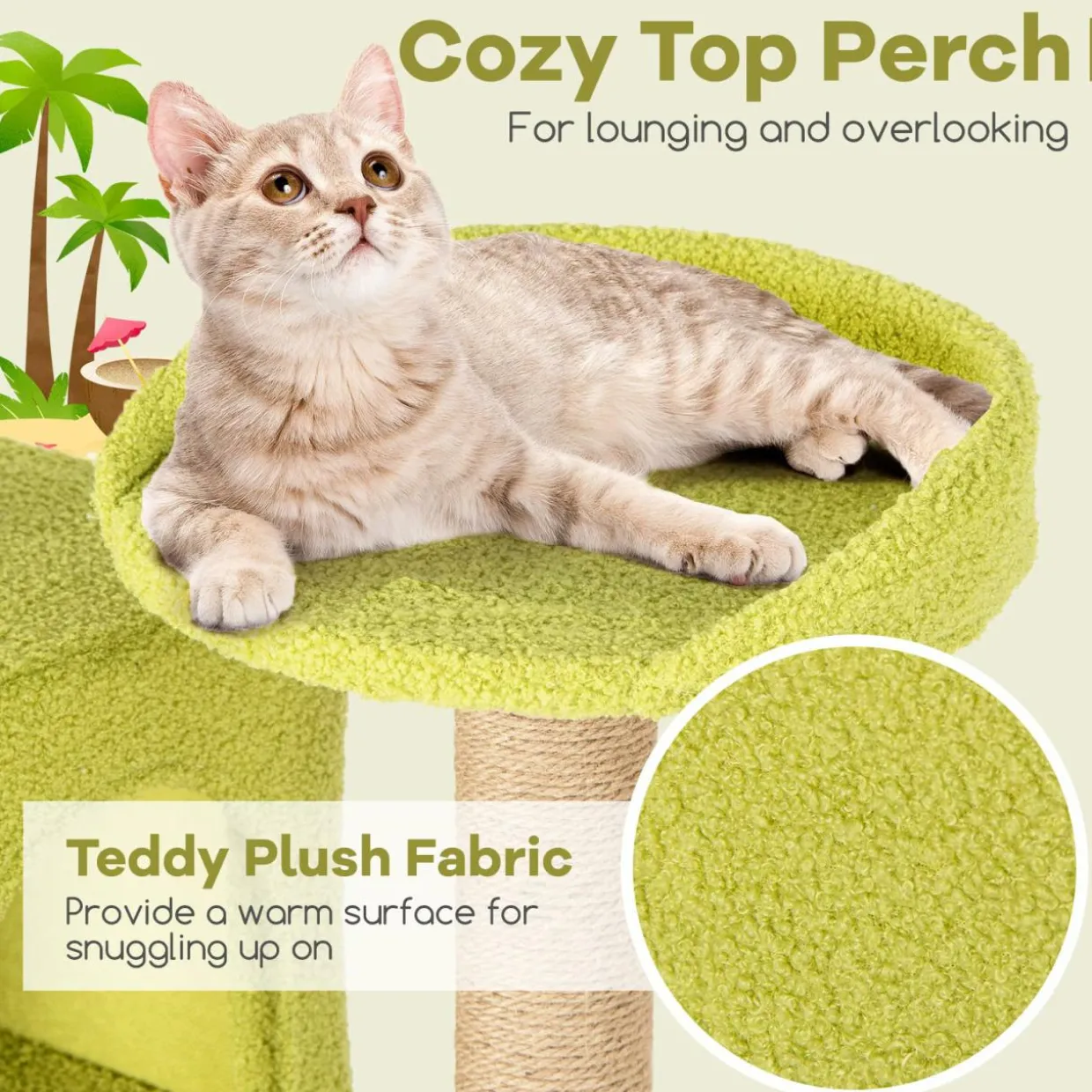 Tangkula 71 Inch Tall Cat Tree