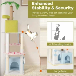 Tangkula 71 Inch Tall Cat Tree