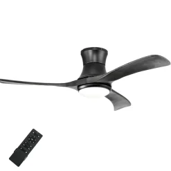 Tangkula 52 Inches Ceiling Fan with LED Light and Remote Control