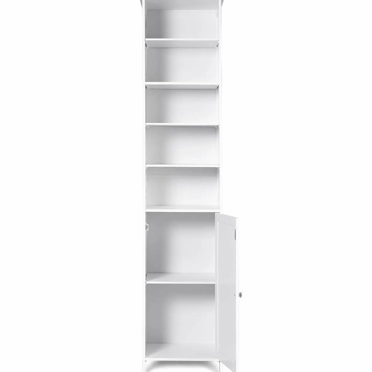 Tangkula 72 Inches Tall Cabinet, Bathroom Free Standing Tower Cabinet with Adjustable Shelves