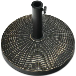 Tangkula 27 lbs Round Resin Patio Umbrella Base
