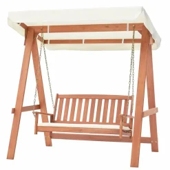 Tangkula 2 Person Porch Swing with Canopy